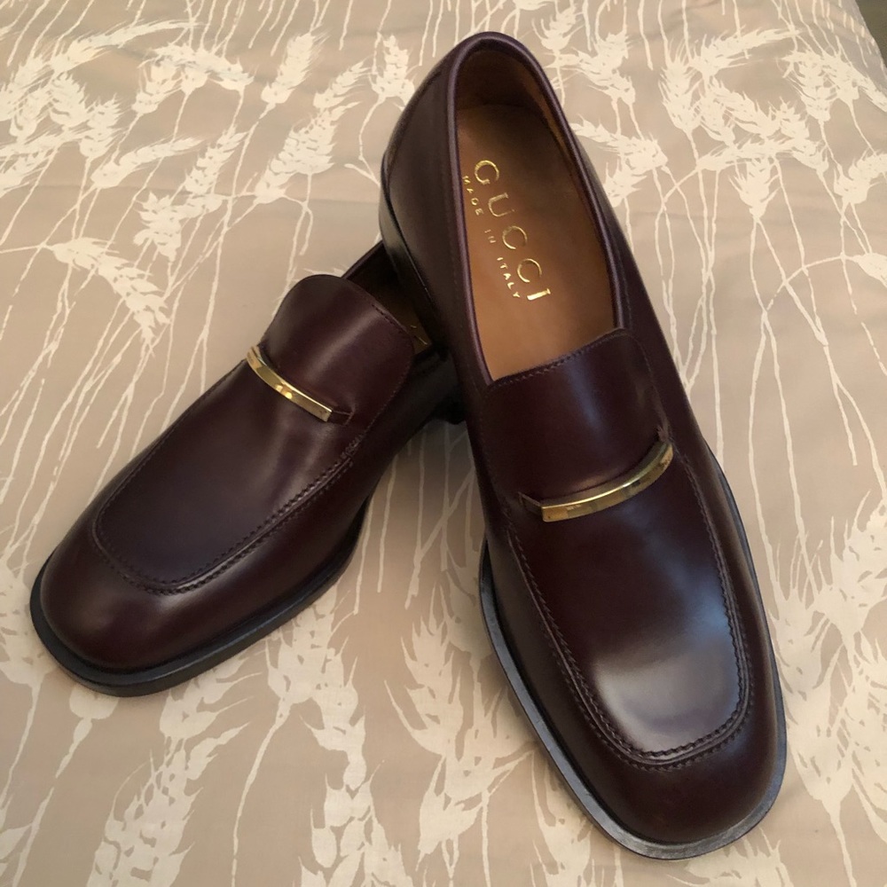 Gucci Calfskin Leather Slip-On